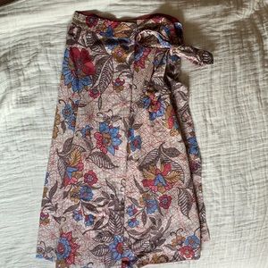 Bohemian vintage wrap skirt